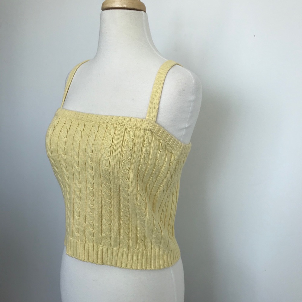 Vintage Lauren Ralph Lauren Cotton Knit Tube Top